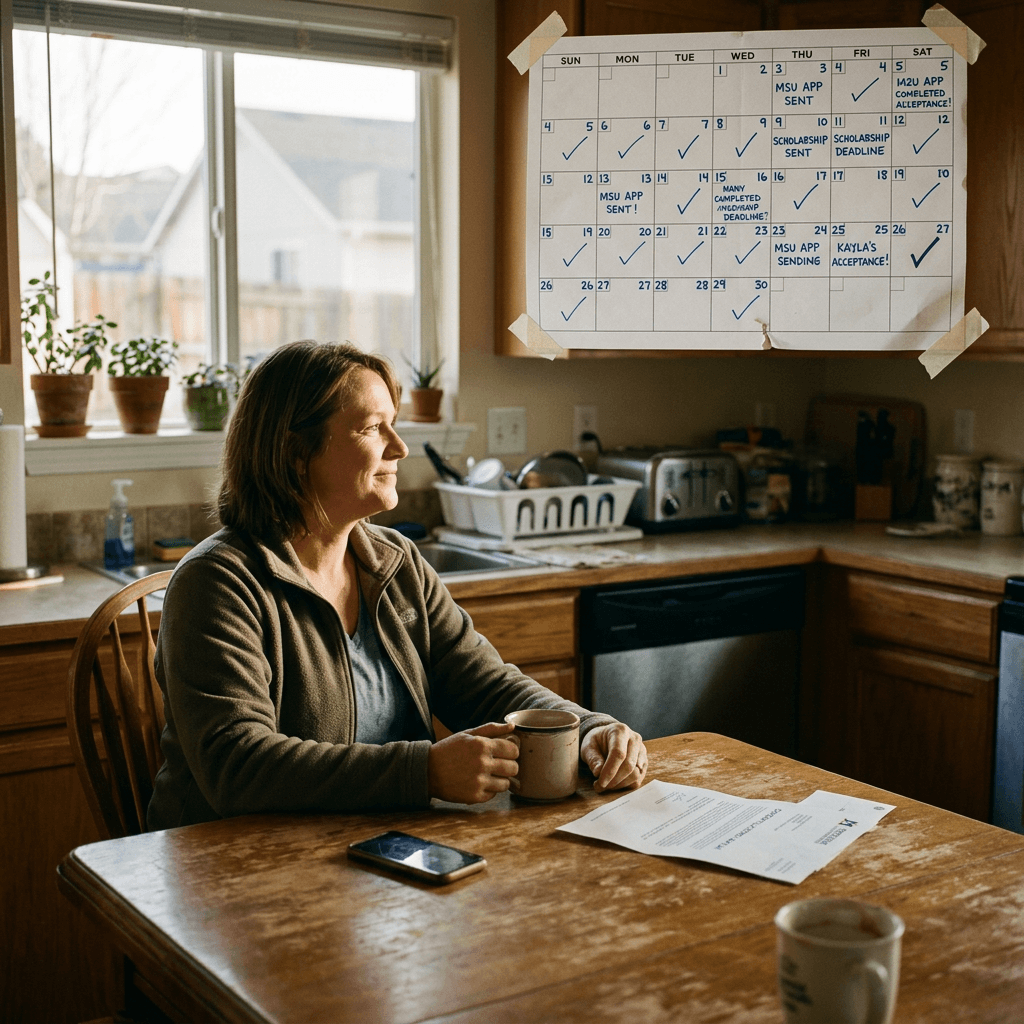 47 tabs, 3 months frozen. Daughter got into her first-choice nursing school.