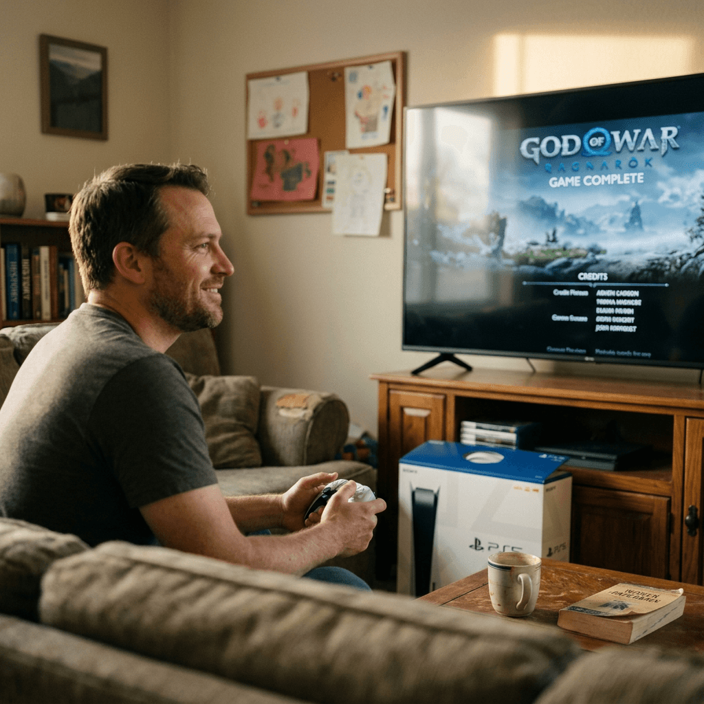 Bought a game in December. Finished it in June — 73min chunks.