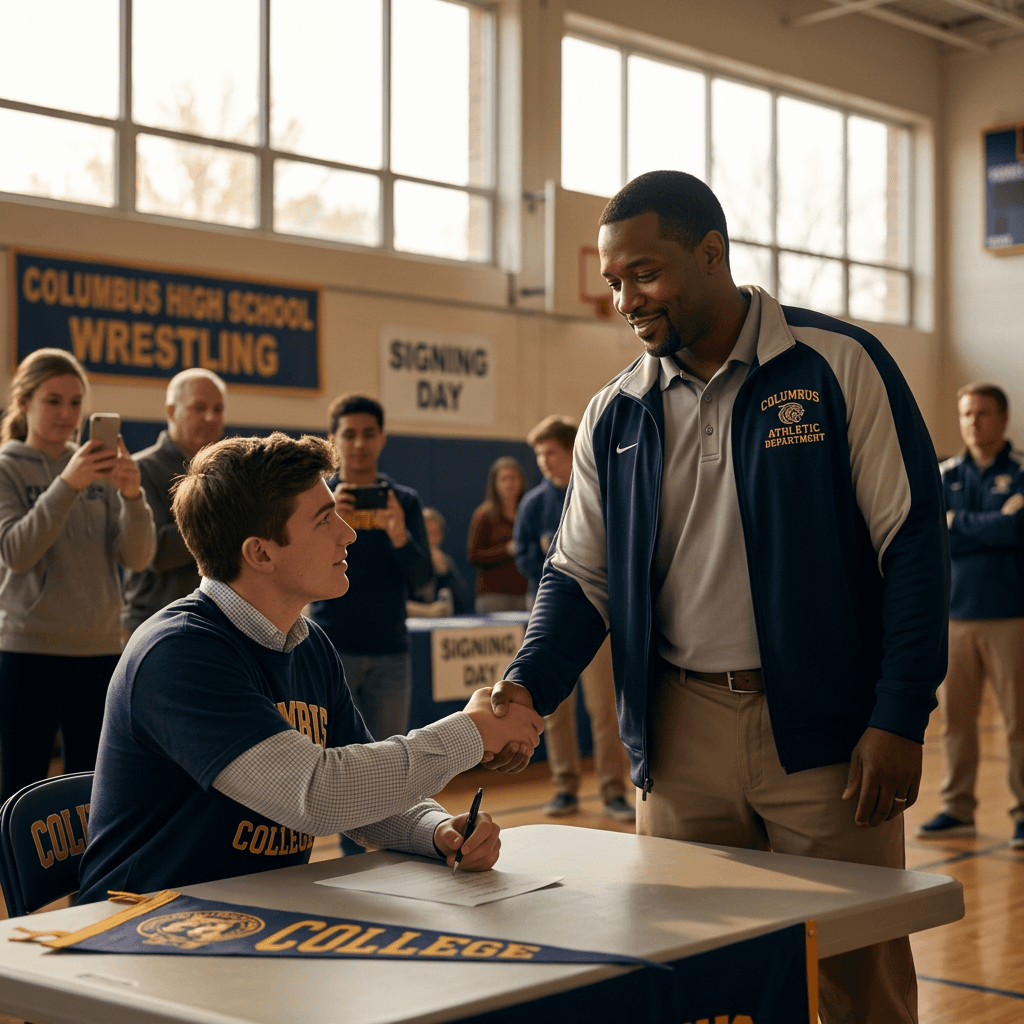 Missed a student's D1 signing for 2 weeks. Fixed it.